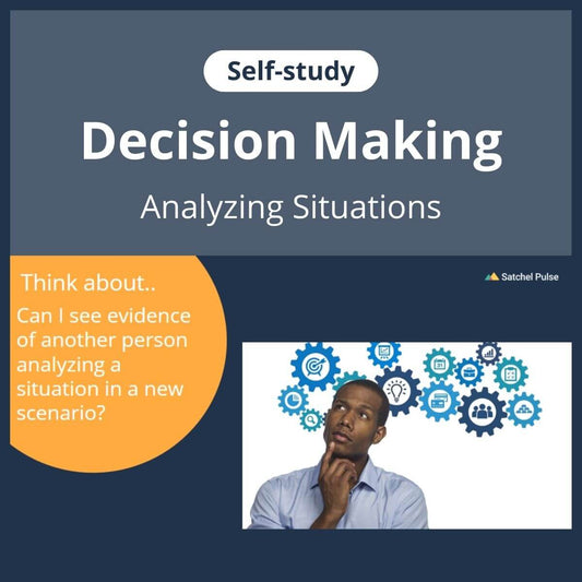 SEL self-study focusing on Analyzing Situations to use in your classroom as one of your SEL activities for Responsible Decision-Making