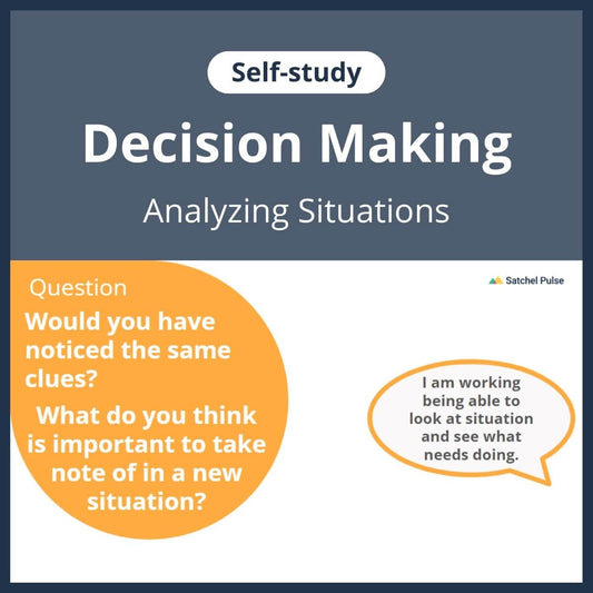SEL self-study focusing on Analyzing Situations to use in your classroom as one of your SEL activities for Responsible Decision-Making