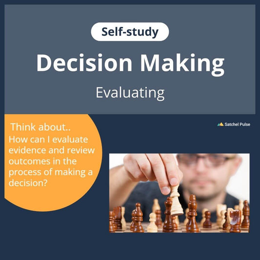 SEL self-study focusing on Evaluating to use in your classroom as one of your SEL activities for Responsible Decision-Making
