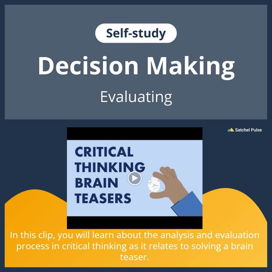 SEL self-study focusing on Evaluating to use in your classroom as one of your SEL activities for Responsible Decision-Making