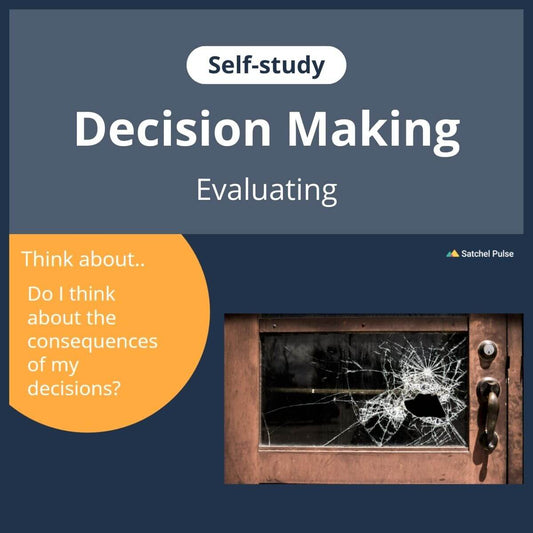 SEL self-study focusing on Evaluating to use in your classroom as one of your SEL activities for Responsible Decision-Making