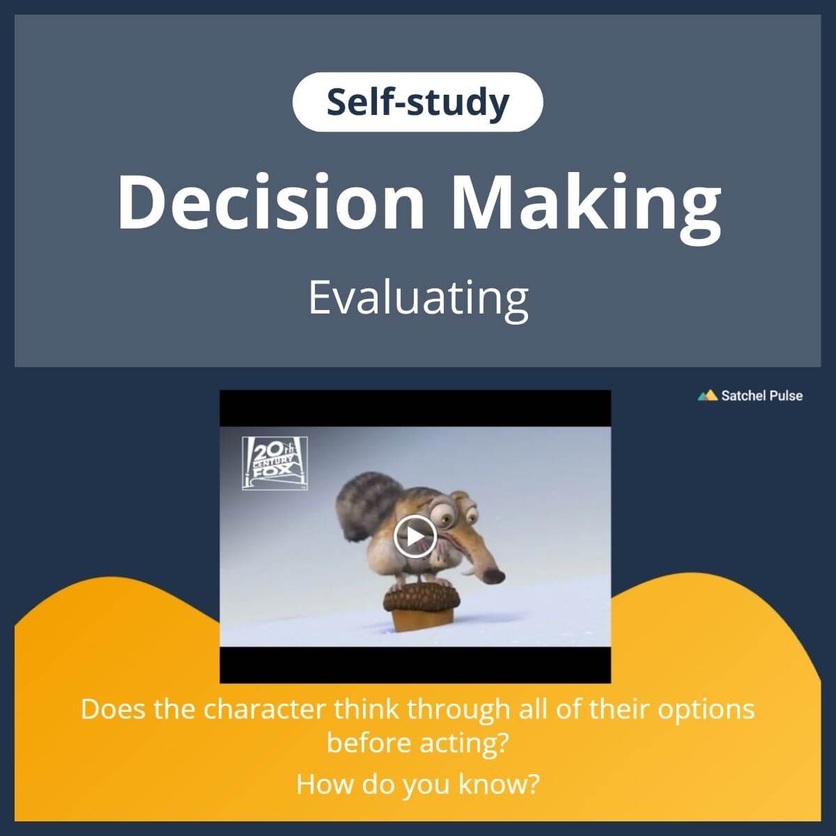 SEL self-study focusing on Evaluating to use in your classroom as one of your SEL activities for Responsible Decision-Making