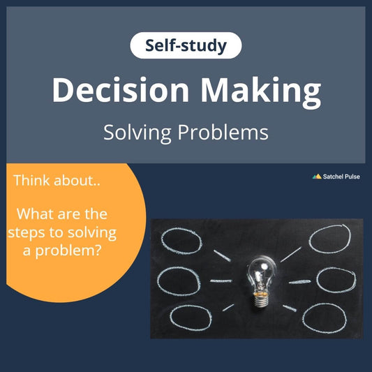 SEL self-study focusing on Solving Problems to use in your classroom as one of your SEL activities for Responsible Decision-Making