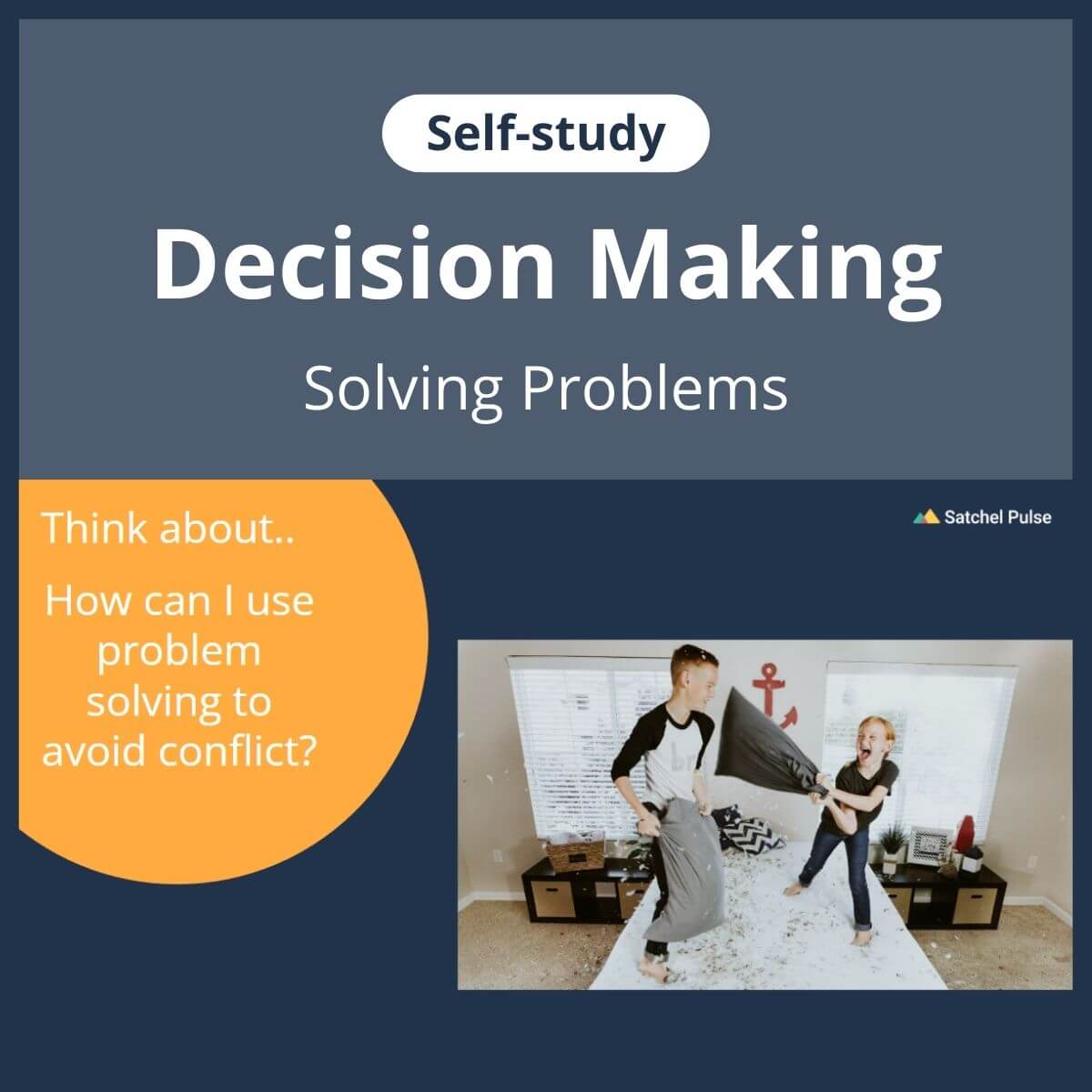 SEL self-study focusing on Solving Problems to use in your classroom as one of your SEL activities for Responsible Decision-Making
