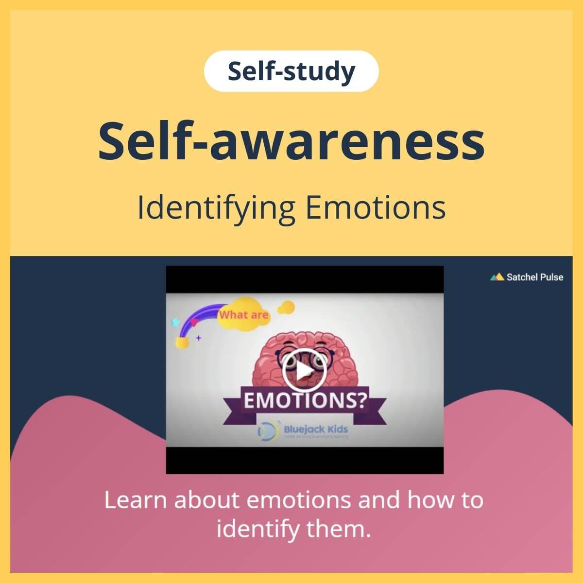 SEL self-study focusing on Identifying Emotions to use in your classroom as one of your SEL activities for Self-Awareness