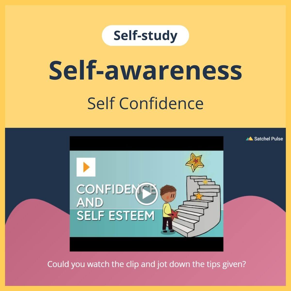 SEL self-study focusing on Self-Confidence to use in your classroom as one of your SEL activities for Self-Awareness