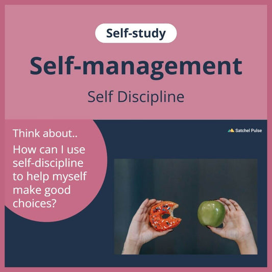 SEL self-study focusing on Self-Discipline to use in your classroom as one of your SEL activities for Self-Management