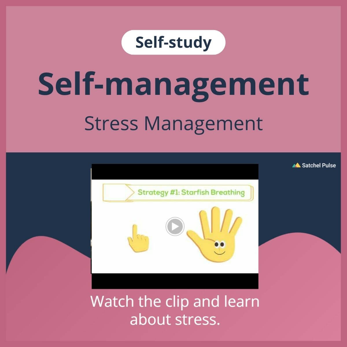 SEL self-study focusing on Stress Management to use in your classroom as one of your SEL activities for Self-Management
