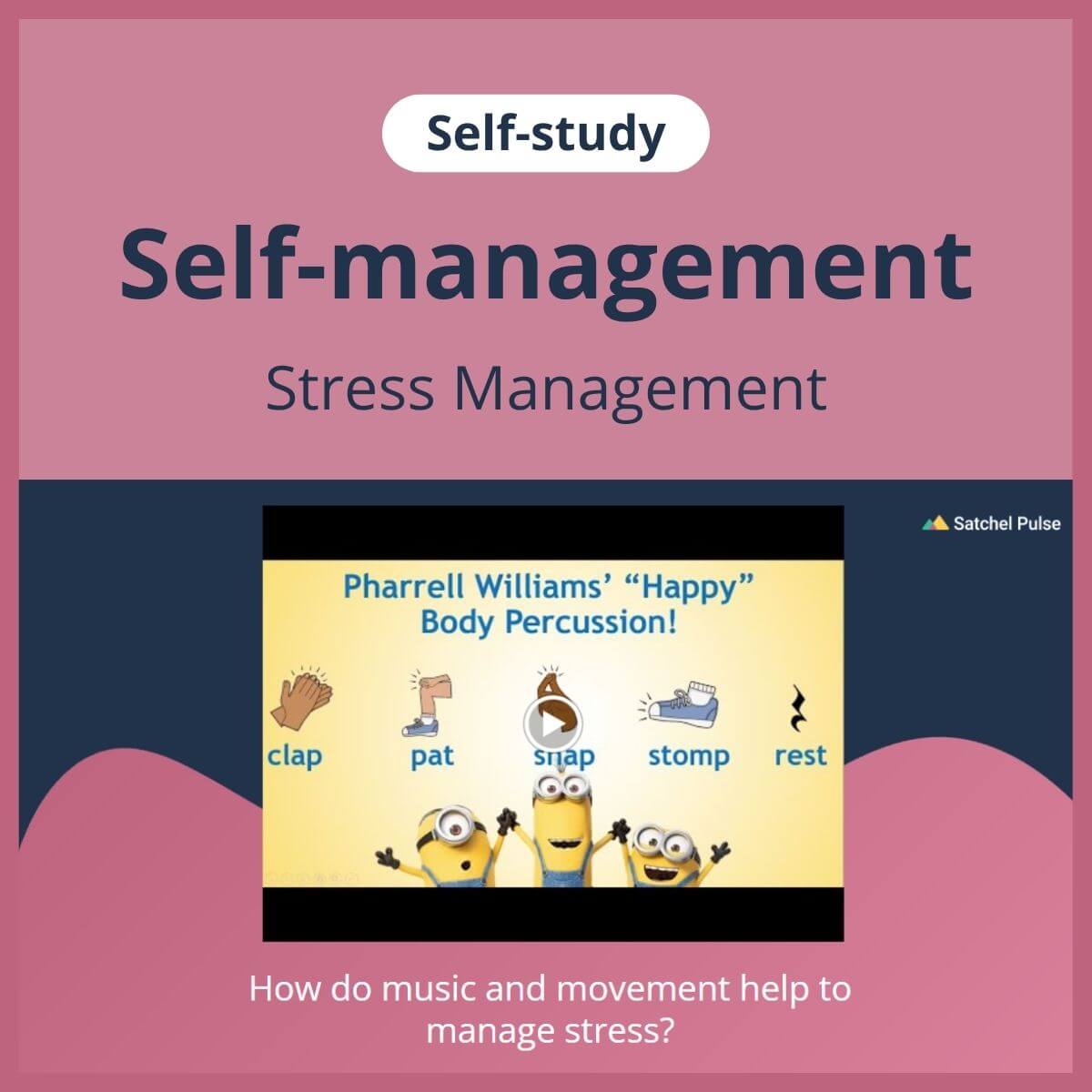 SEL self-study focusing on Stress Management to use in your classroom as one of your SEL activities for Self-Management