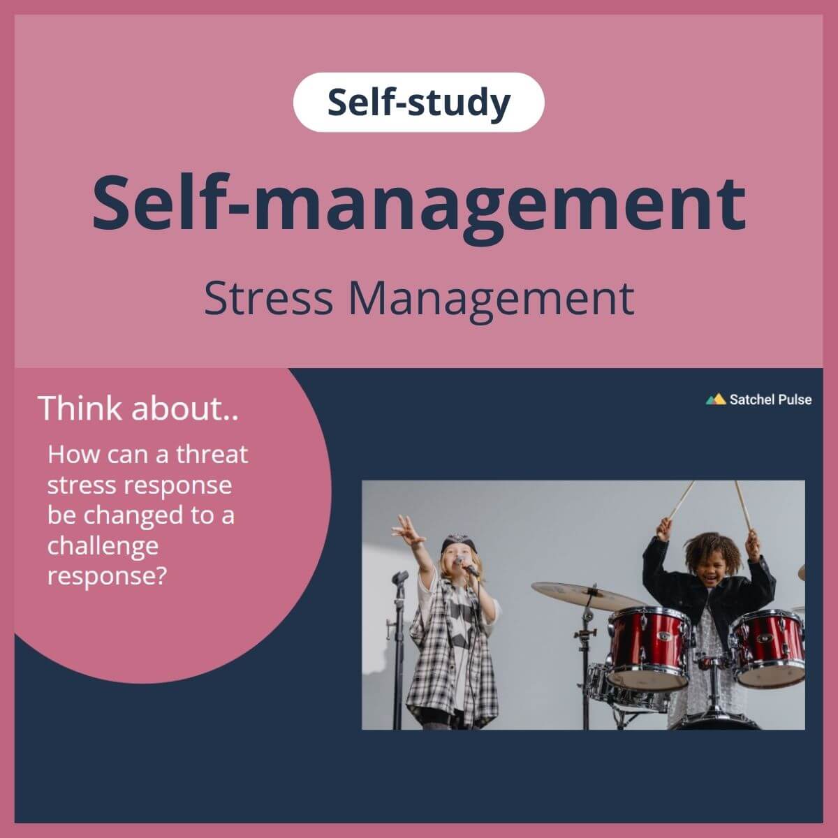 SEL self-study focusing on Stress Management to use in your classroom as one of your SEL activities for Self-Management