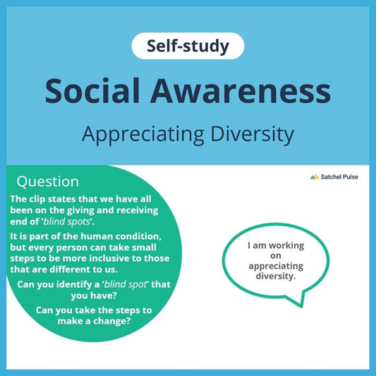 SEL self-study focusing on Appreciating Diversity to use in your classroom as one of your SEL activities for Social Awareness