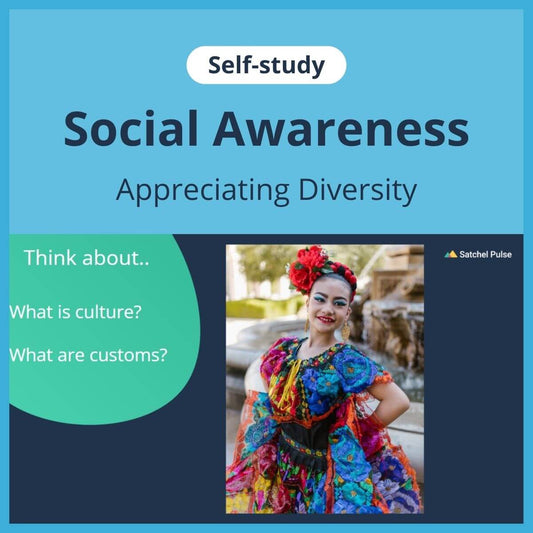 SEL self-study focusing on Appreciating Diversity to use in your classroom as one of your SEL activities for Social Awareness