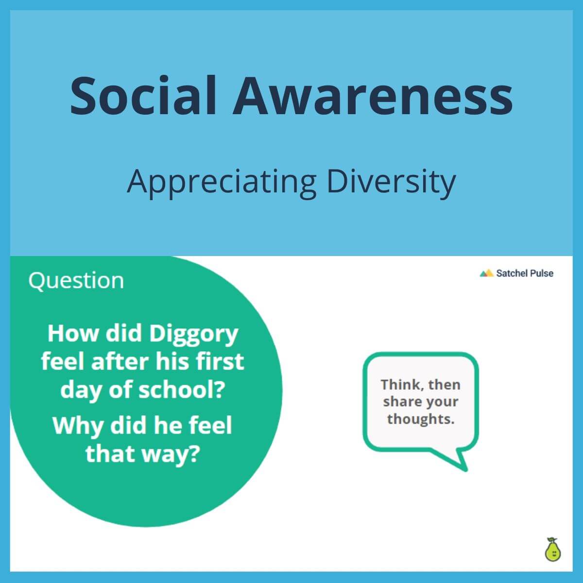SEL Lesson focusing on Appreciating Diversity to use in your classroom as one of your SEL activities for Social Awareness
