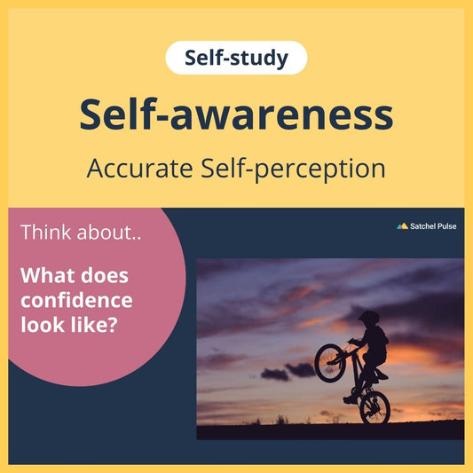 SEL self-study focusing on Accurate Self-Perception to use in your classroom as one of your SEL activities for Self-Awareness