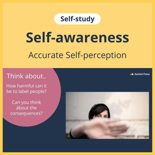 SEL self-study focusing on Accurate Self-Perception to use in your classroom as one of your SEL activities for Self-Awareness