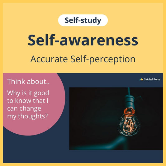 SEL self-study focusing on Accurate Self-Perception to use in your classroom as one of your SEL activities for Self-Awareness