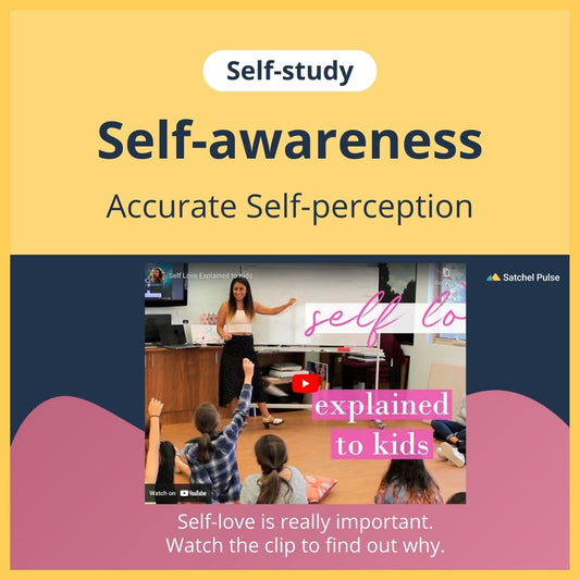 SEL self-study focusing on Accurate Self-Perception to use in your classroom as one of your SEL activities for Self-Awareness
