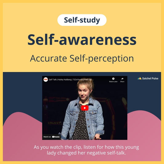 SEL self-study focusing on Accurate Self-Perception to use in your classroom as one of your SEL activities for Self-Awareness