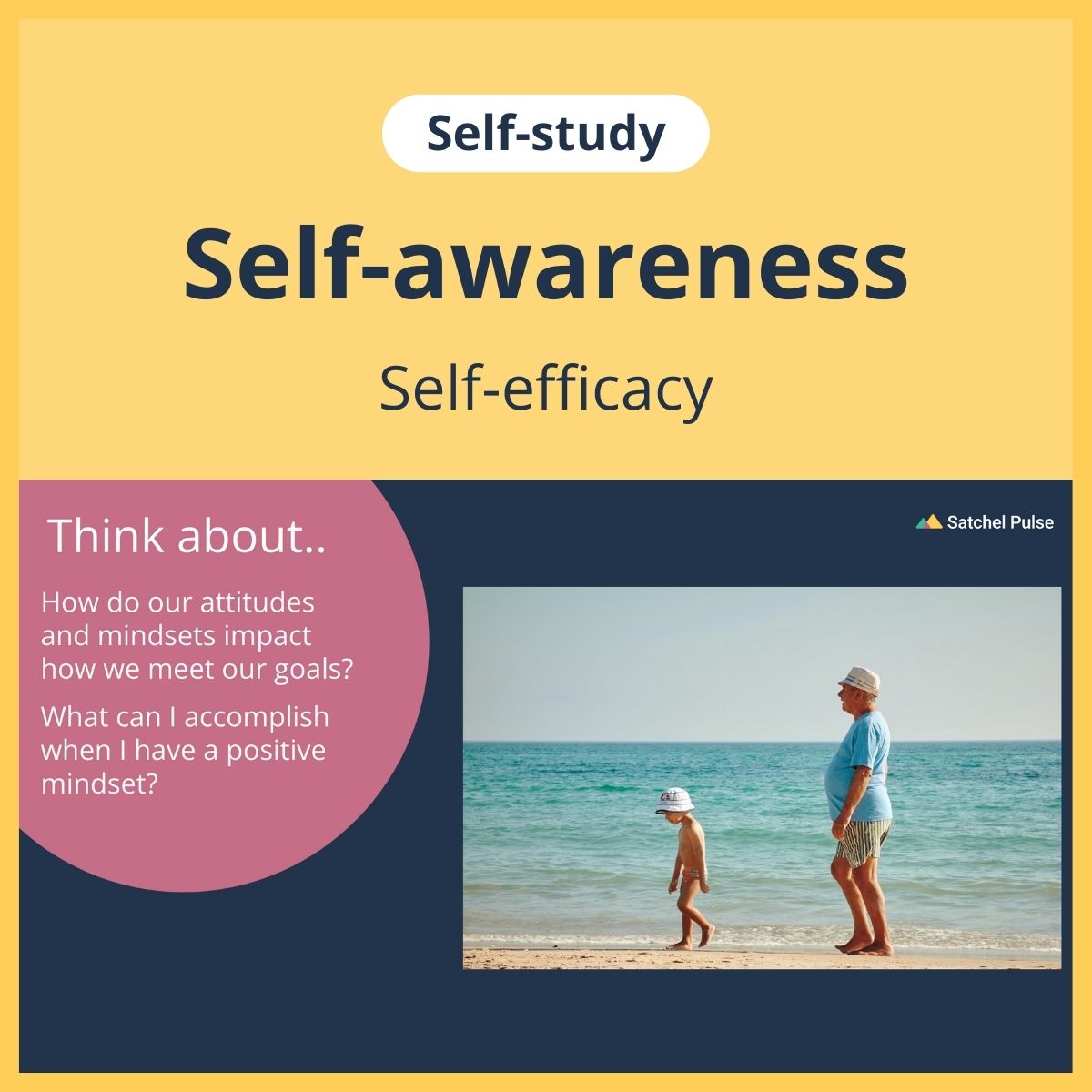 SEL self-study focusing on Self-Efficacy to use in your classroom as one of your SEL activities for Self-Awareness