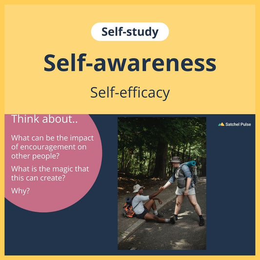 SEL self-study focusing on Self-Efficacy to use in your classroom as one of your SEL activities for Self-Awareness