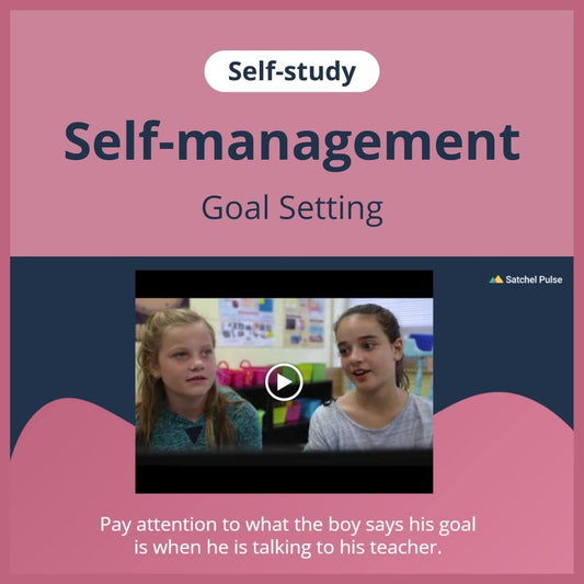 SEL self-study focusing on Goal Setting to use in your classroom as one of your SEL activities for Self-Management