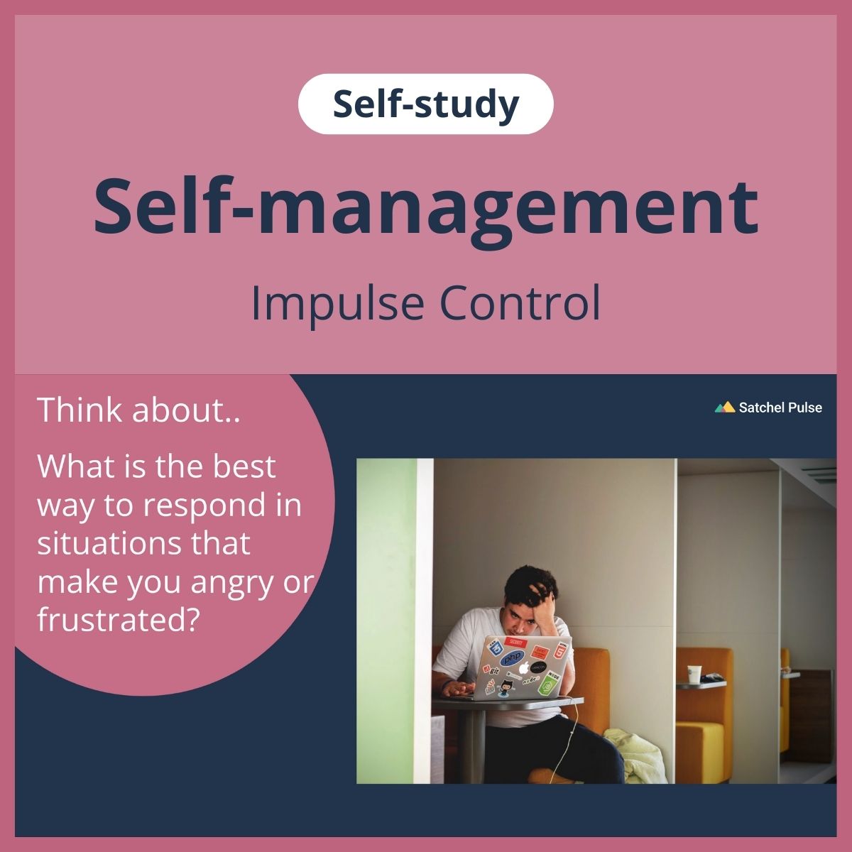 SEL self-study focusing on Impulse Control to use in your classroom as one of your SEL activities for Self-Management