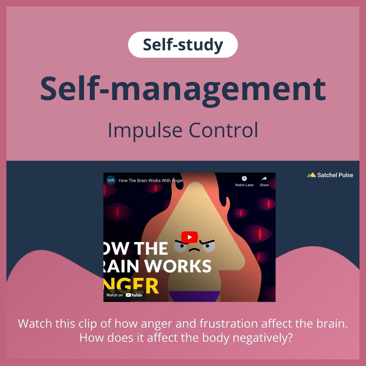 SEL self-study focusing on Impulse Control to use in your classroom as one of your SEL activities for Self-Management