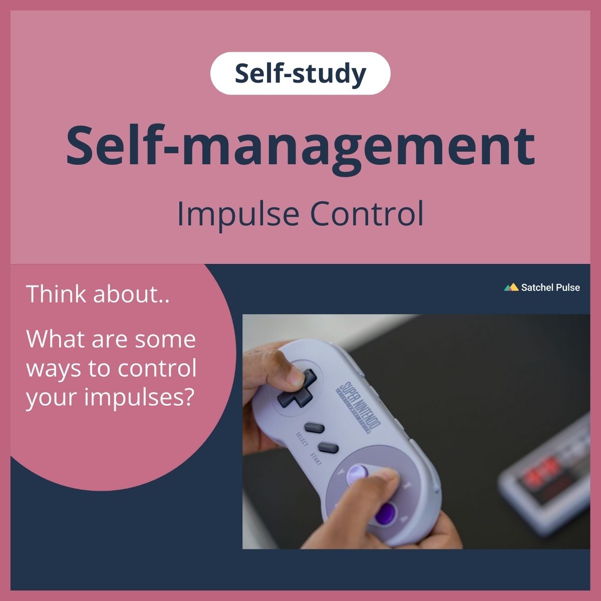 SEL self-study focusing on Impulse Control to use in your classroom as one of your SEL activities for Self-Management