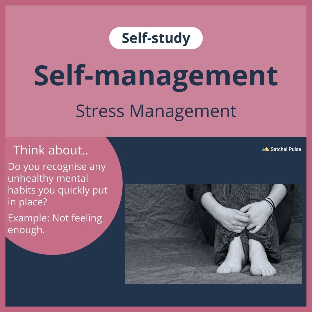 SEL self-study focusing on Stress Management to use in your classroom as one of your SEL activities for Self-Management