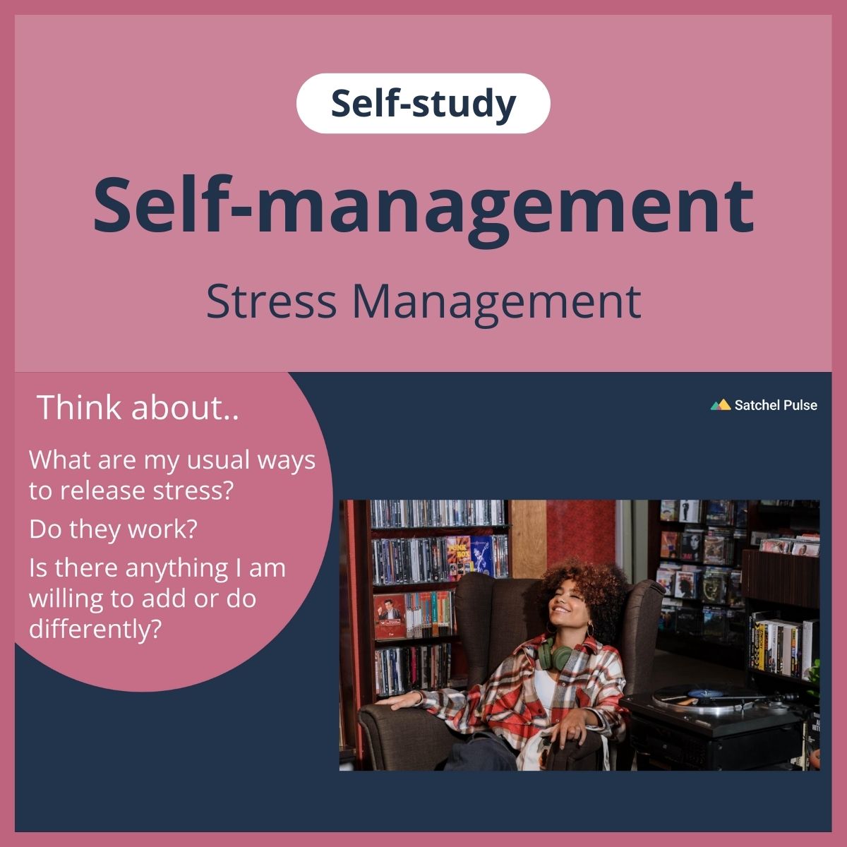 SEL self-study focusing on Stress Management to use in your classroom as one of your SEL activities for Self-Management