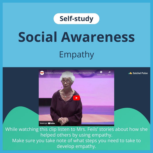 SEL self-study focusing on Empathy to use in your classroom as one of your SEL activities for Social Awareness