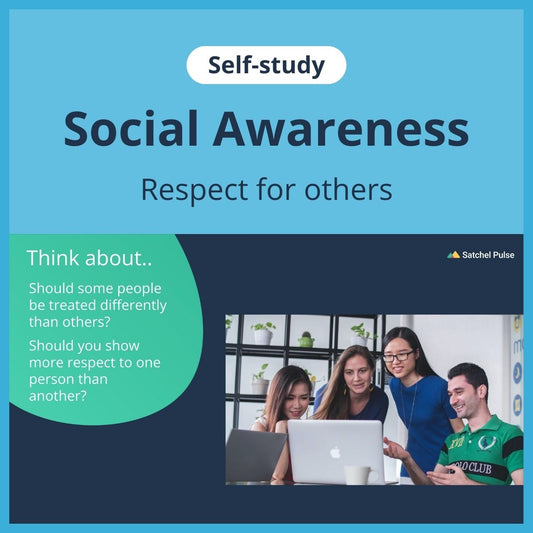 SEL self-study focusing on Respect for Others to use in your classroom as one of your SEL activities for Social Awareness