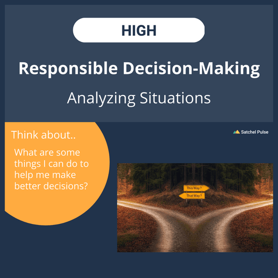 Free ready-made SEL lesson focusing on the subskill of 'Analyzing Situations' to help you with social emotional learning in the classroom.