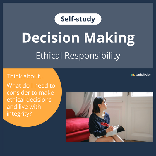 SEL self-study focusing on Ethical Responsibility to use in your classroom as one of your SEL activities for Responsible Decision-Making