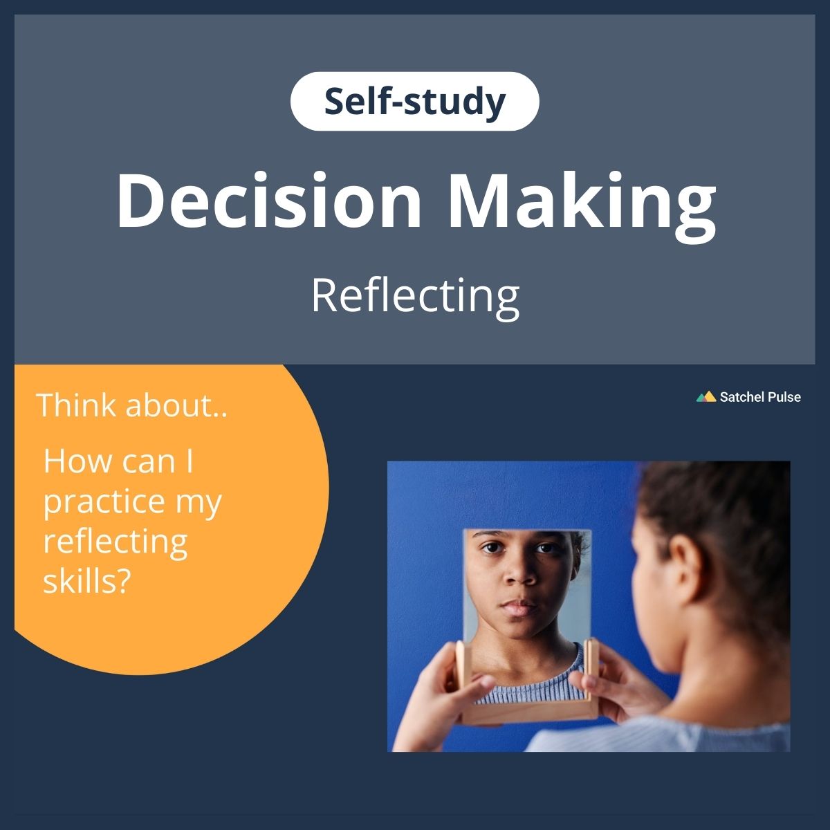 SEL self-study focusing on Reflecting to use in your classroom as one of your SEL activities for Responsible Decision-Making