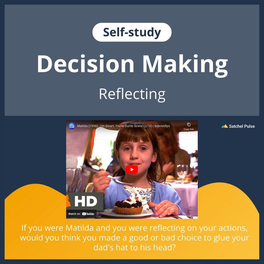 SEL self-study focusing on Reflecting to use in your classroom as one of your SEL activities for Responsible Decision-Making