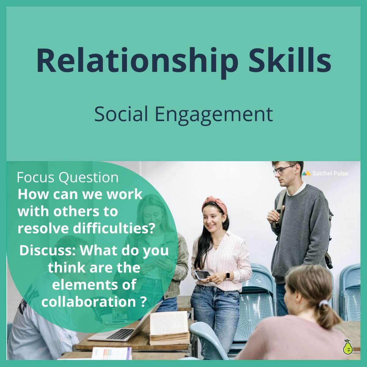 SEL Lesson focusing on Social Engagement to use in your classroom as one of your SEL activities for Relationship Skills