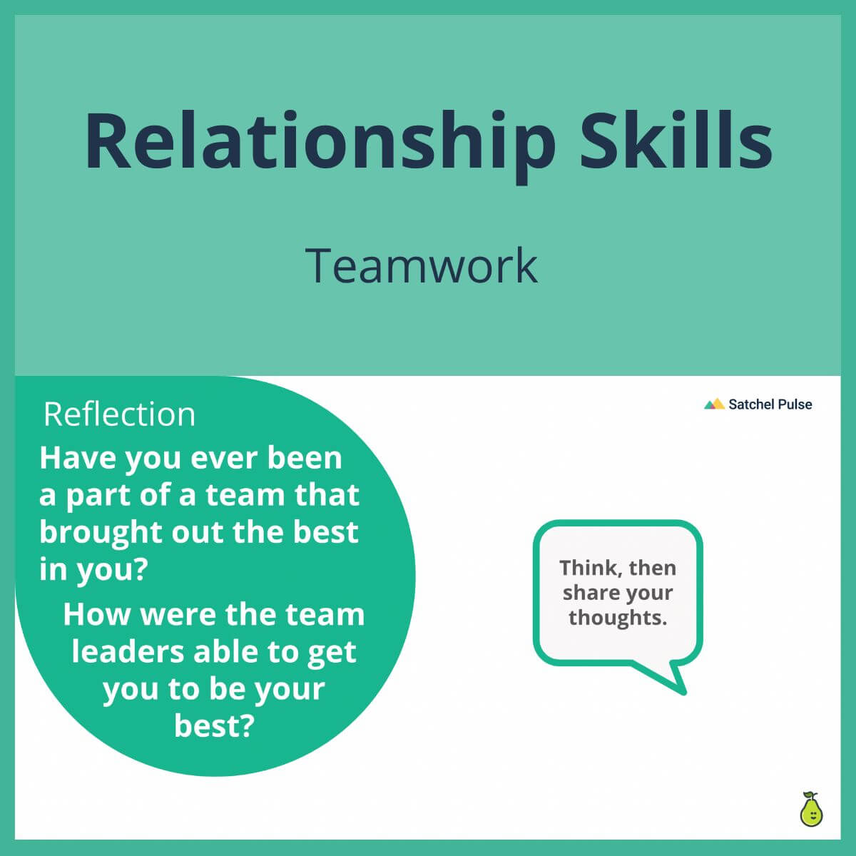 SEL Lesson focusing on Team Work to use in your classroom as one of your SEL activities for Relationship Skills