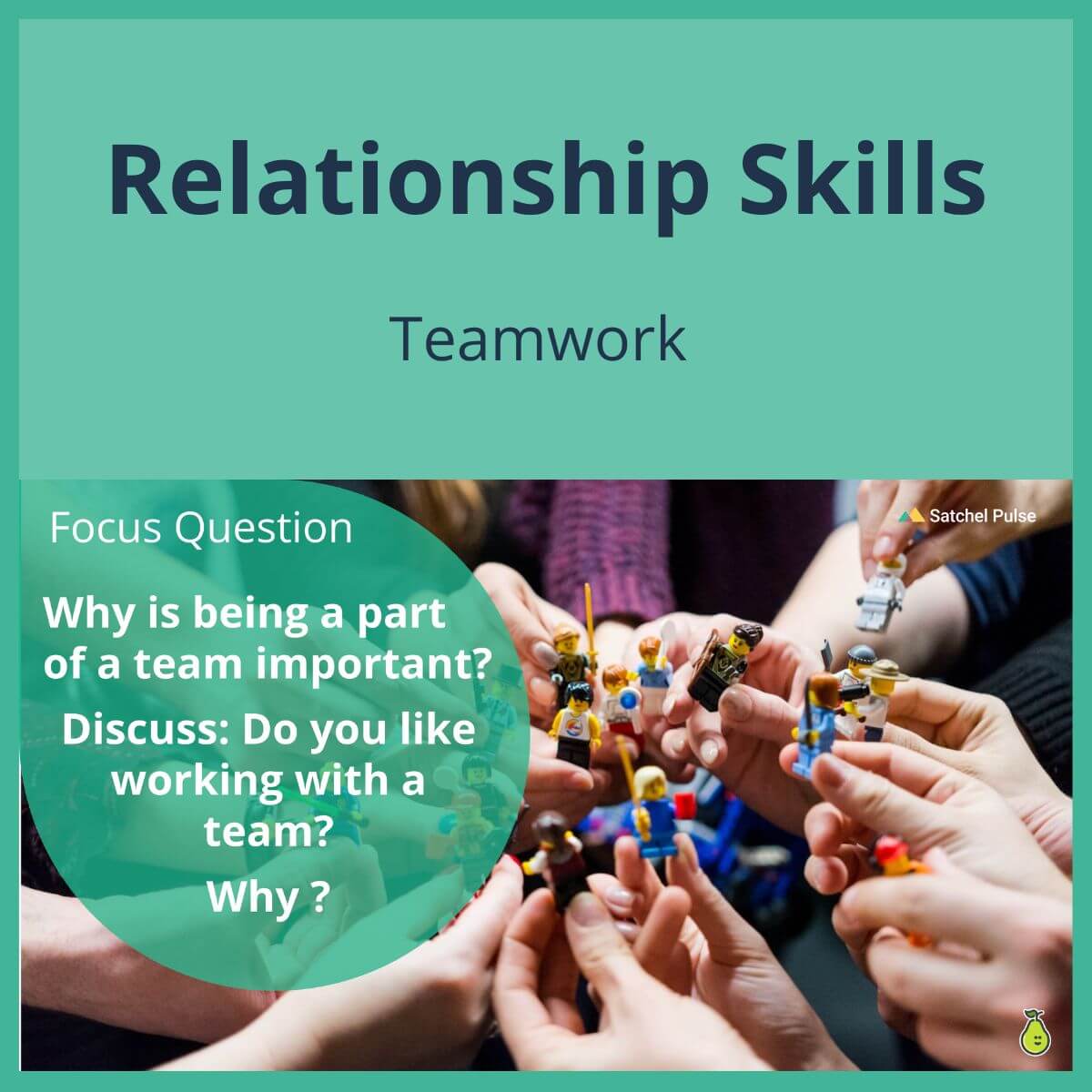 SEL Lesson focusing on Team Work to use in your classroom as one of your SEL activities for Relationship Skills