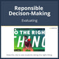 SEL Lesson focusing on Evaluating to use in your classroom as one of your SEL activities for Responsible Decision-Making