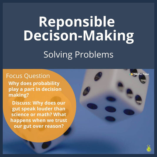 SEL Lesson focusing on Solving Problems to use in your classroom as one of your SEL activities for Responsible Decision-Making