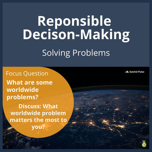 SEL Lesson focusing on Solving Problems to use in your classroom as one of your SEL activities for Responsible Decision-Making