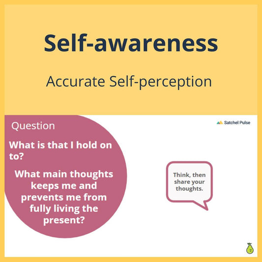 SEL Lesson focusing on Accurate Self-Perception to use in your classroom as one of your SEL activities for Self-Awareness