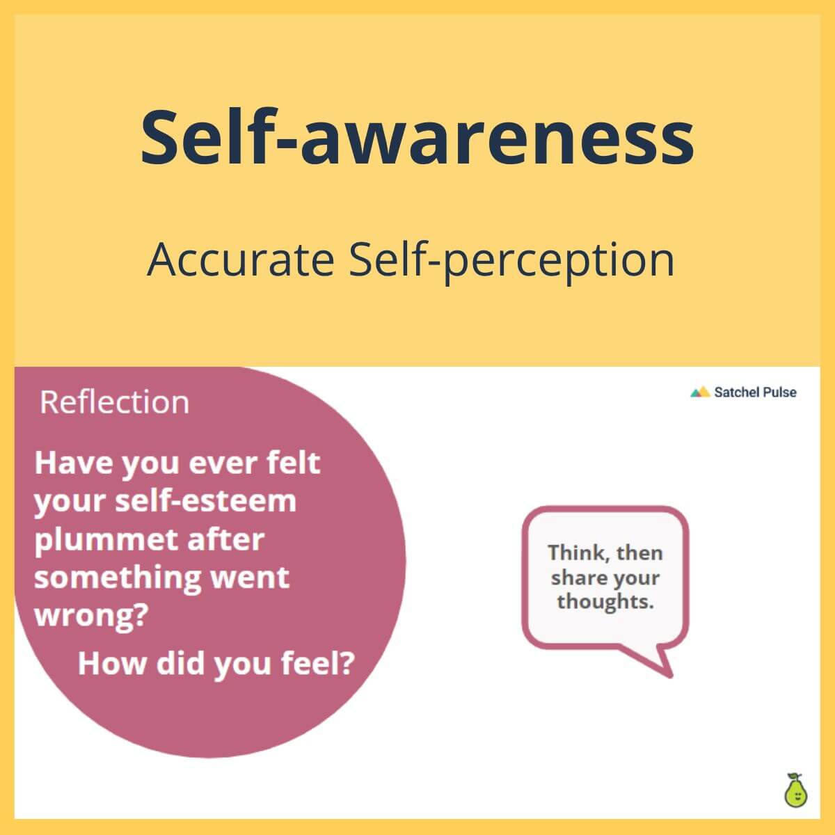 SEL Lesson focusing on Accurate Self-Perception to use in your classroom as one of your SEL activities for Self-Awareness