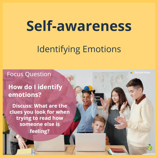 SEL Lesson focusing on Identifying Emotions to use in your classroom as one of your SEL activities for Self-Awareness