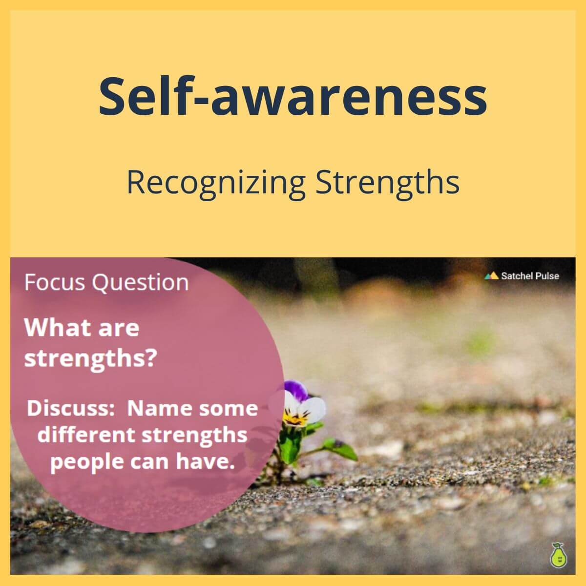 Recognizing strengths 1:  Identifying what strengths means - SEL Lesson