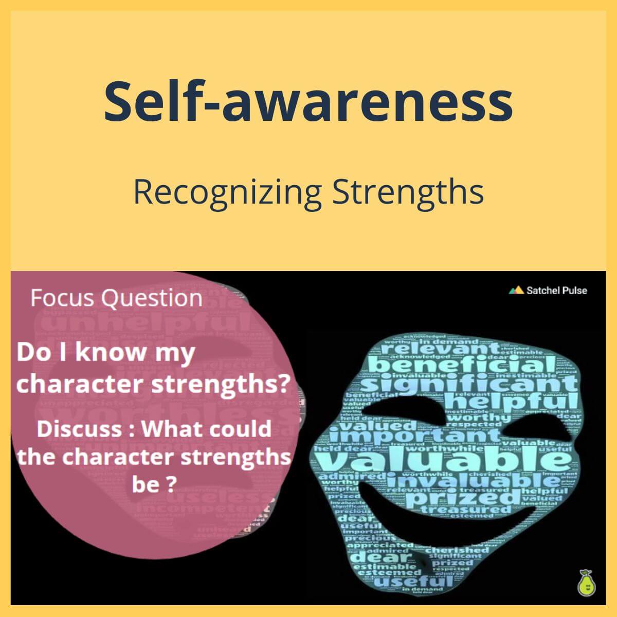 SEL Lesson focusing on Recognizing Strengths to use in your classroom as one of your SEL activities for Self-Awareness