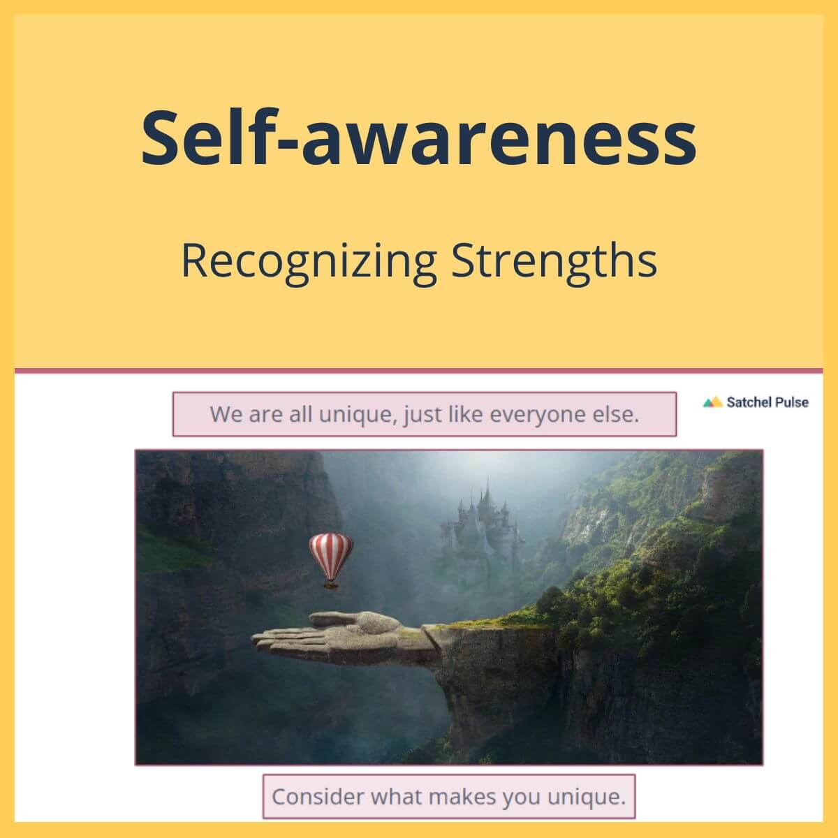 SEL Lesson focusing on Recognizing Strengths to use in your classroom as one of your SEL activities for Self-Awareness