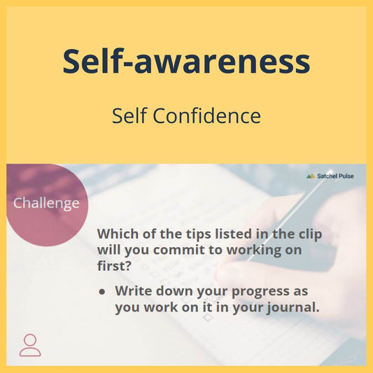 SEL Lesson focusing on Self-Confidence to use in your classroom as one of your SEL activities for Self-Awareness