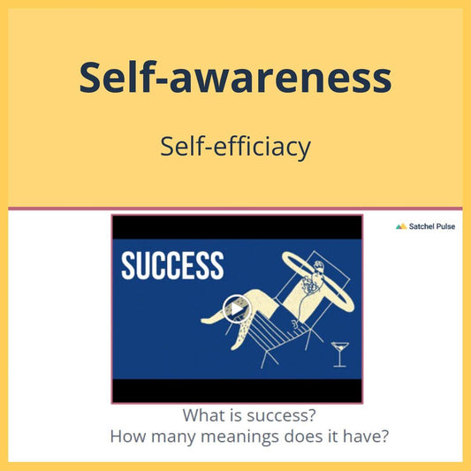 SEL Lesson focusing on Self-Efficacy to use in your classroom as one of your SEL activities for Self-Awareness